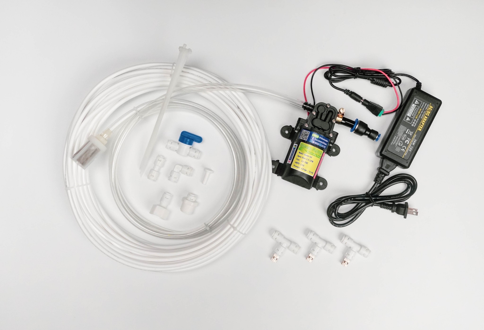 SAVE SET 16 ชุดพ่นหมอก 3 หัว หัวพ่นหมอก 0.2-0.3 มม. + สายพ่นหมอก 10 เมตร