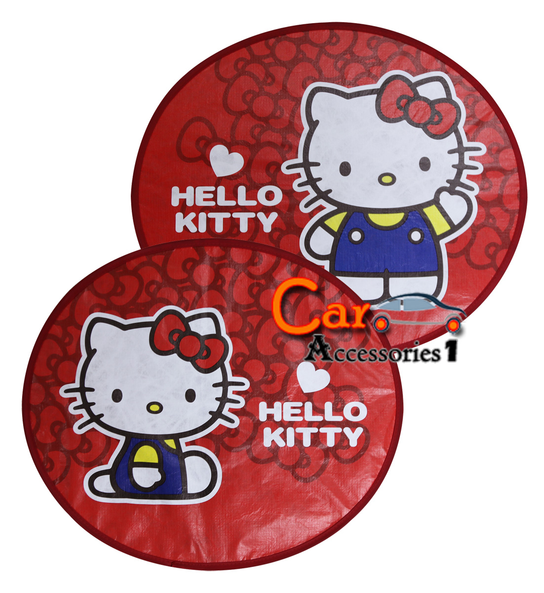 บังแดดด้านข้างคิตตี้ Hello Kitty (1 แพค บรรจุ 2 ชิ้น) ลิขสิทธิ์แท้คอลเล็คชั่นล่าสุด