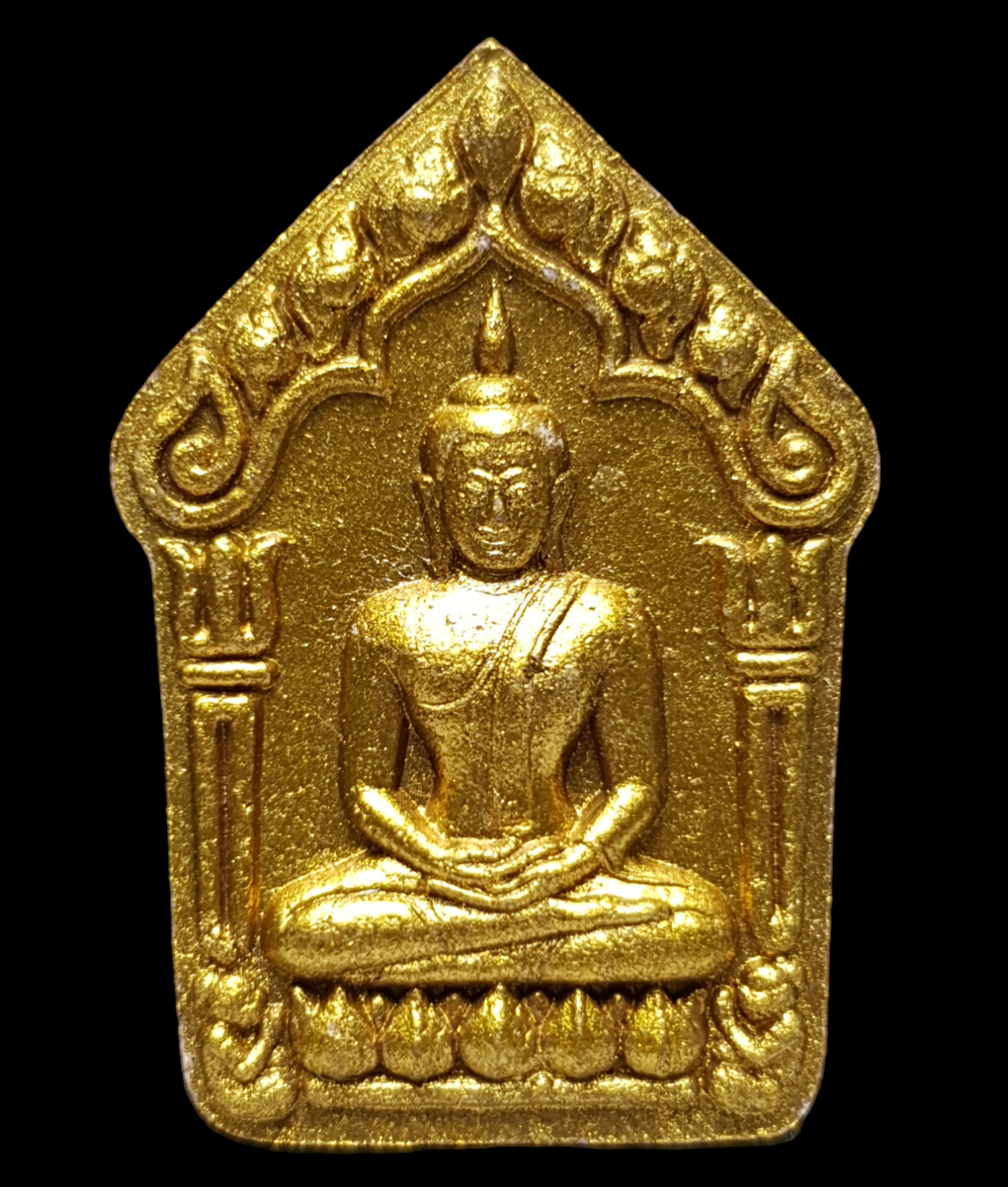 พระขุนแผนมนต์จินดามณี หลวงพ่อสิน วัดละหารใหญ่ ระยอง พิมพ์ใหญ่ เนื้อผงพรายกุมาร ว่านสบู่เลือด โรยพลอยเสก ทาบรอนซ์ทอง