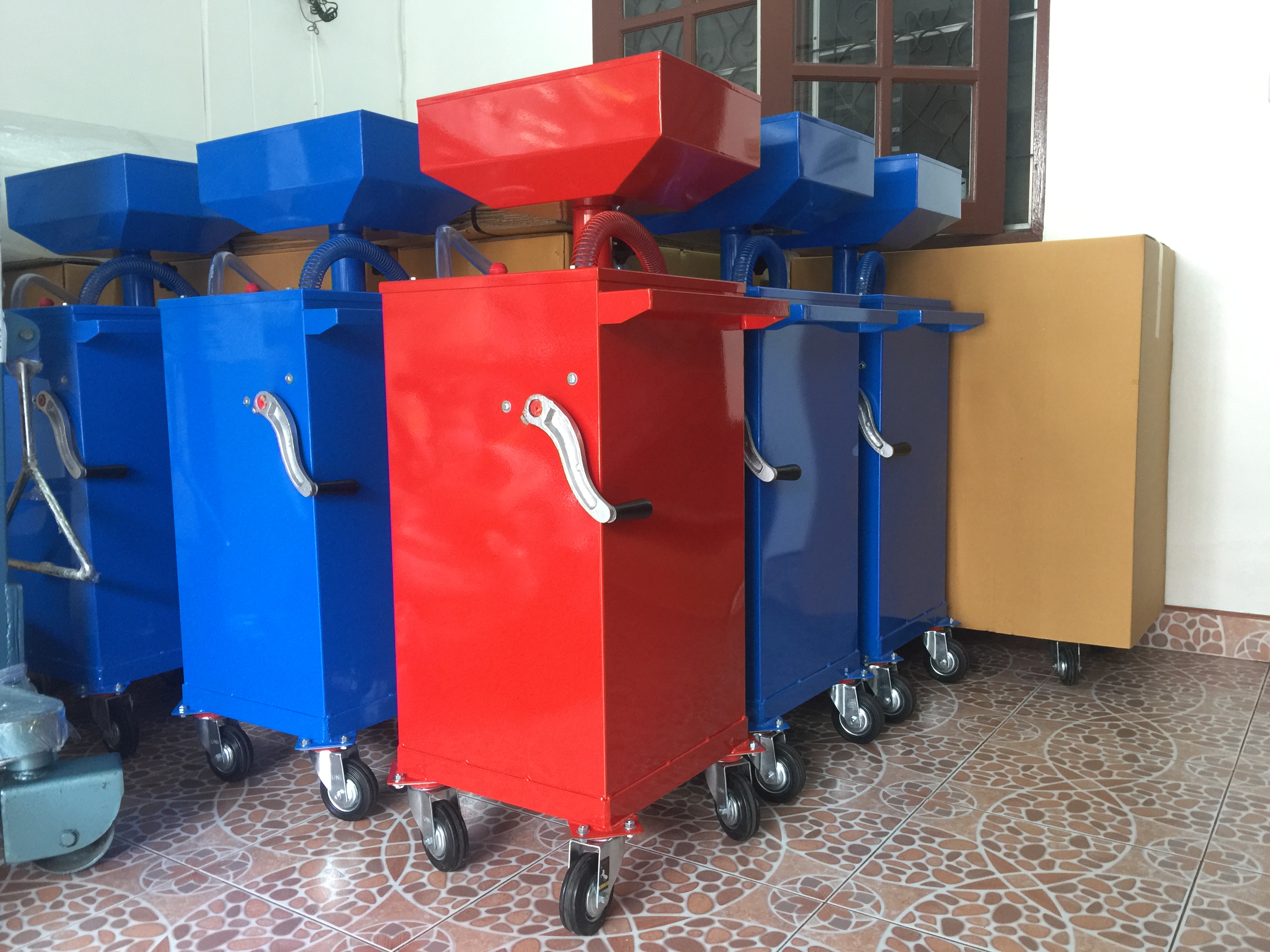 ถังรองถ่ายน้ำมันเครื่อง (ฺBLUE)