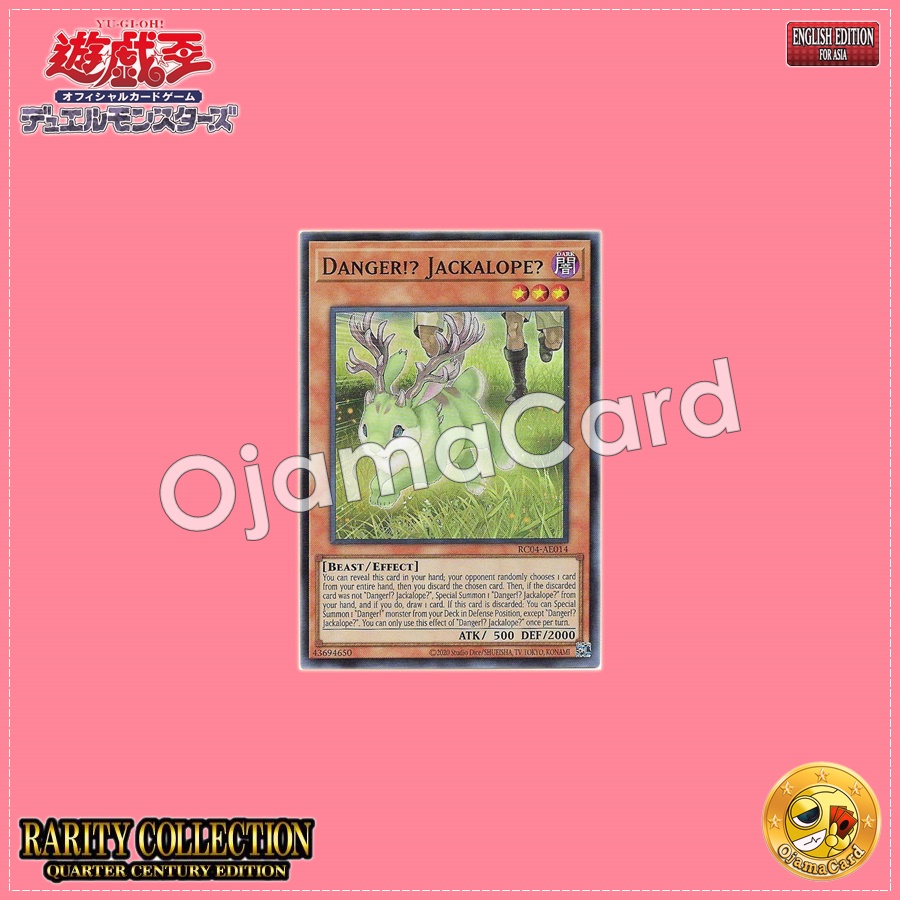 RC04-AE014 : Danger!? Jackalope? / Jackalope of the Lands Unknown (Quarter Century Secret Rare)