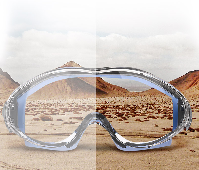 แว่นตากันลม กันฝุ่น CK Tech Safety Glasses Eye Protection รุ่น CKY-136 FW <White>