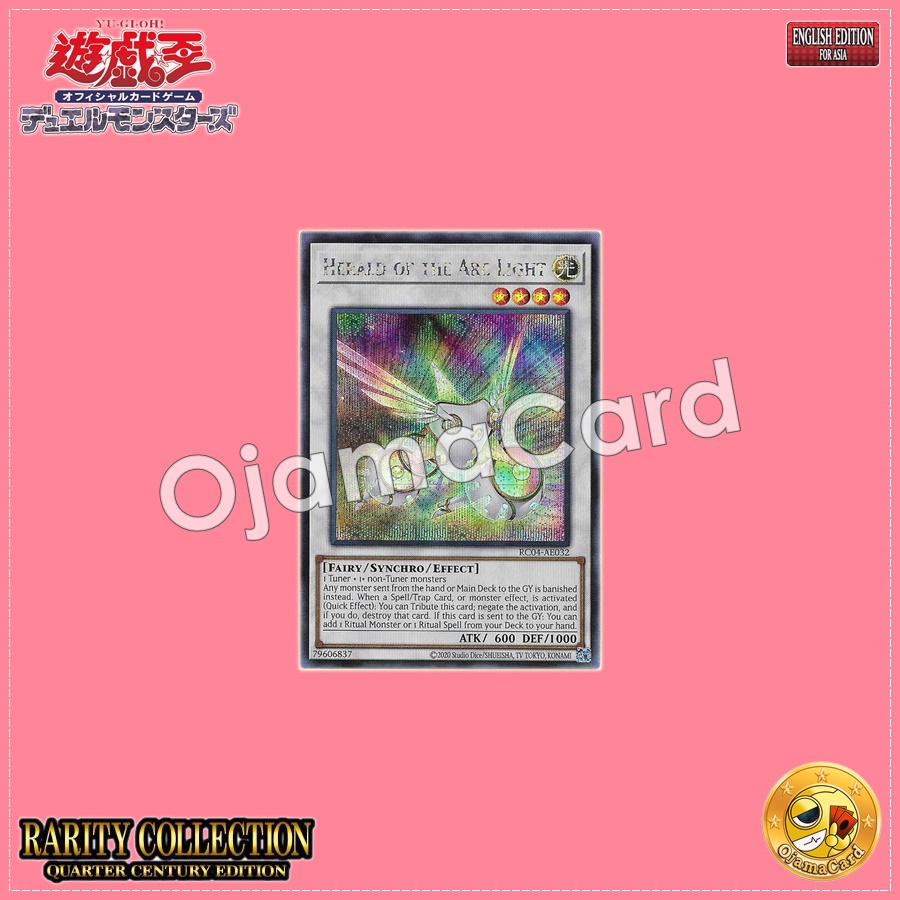 RC04-AE032 : Herald of the Arc Light / Arc Declarer (Quarter Century Secret Rare)