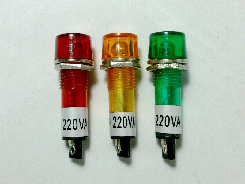 หลอดหน้าปัด-หัวตัดXD10-3/220V