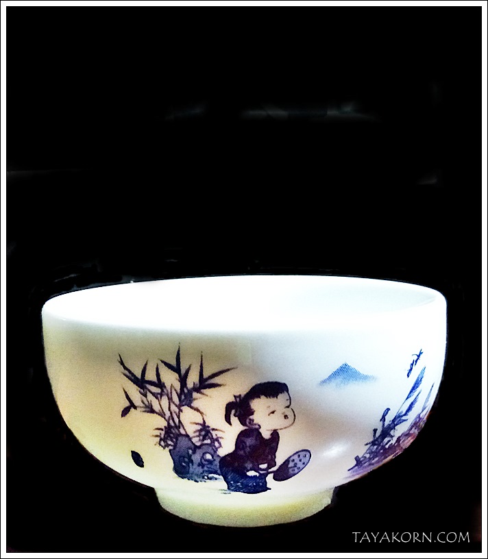 ชุดชงชาเซรามิค6ชิ้น ลายมงคล1