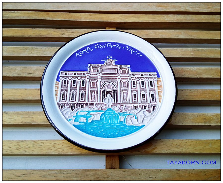 จานเซรามิกสะสม แบบC1 Creazioni Luciano made in Italy