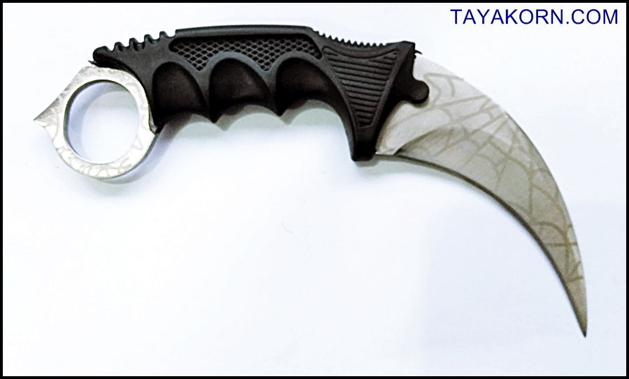 มีดคารัมบิต ไวท์สไปเดอร์ White Spyder Karambit Knife