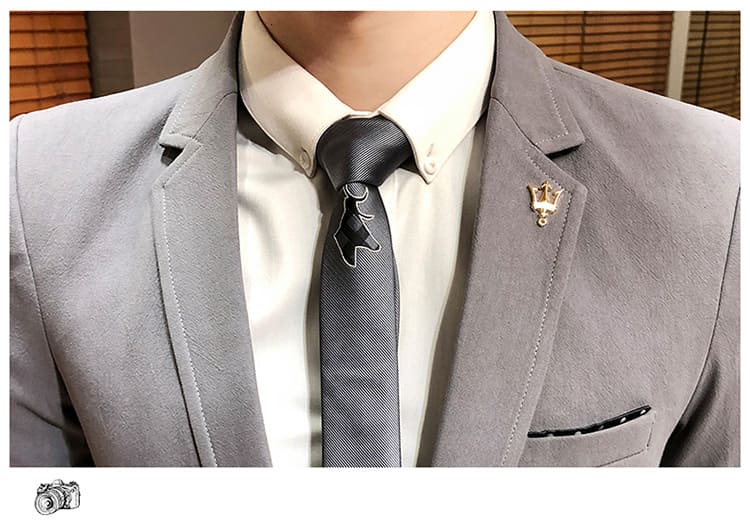 เสื้อสูทเกรด A สีเทา ผ้าคอตตอน L,XL