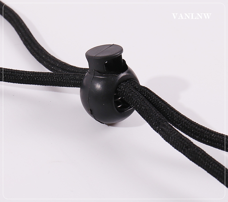 สายคล้องหน้ากากอนามัย MASK STRAPS BLACK สายคล้องแมส สำหรับผู้ใหญ่/เด็ก สายปรับระดับ คล้องคอได้ ใช้งานสะดวก