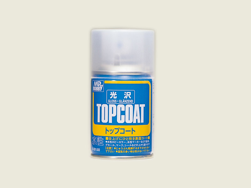 Gloss Glanzend TopCoat B-501 (สเปรย์เคลียร์เงา สูตรนำ้) [Mr.Hobby]
