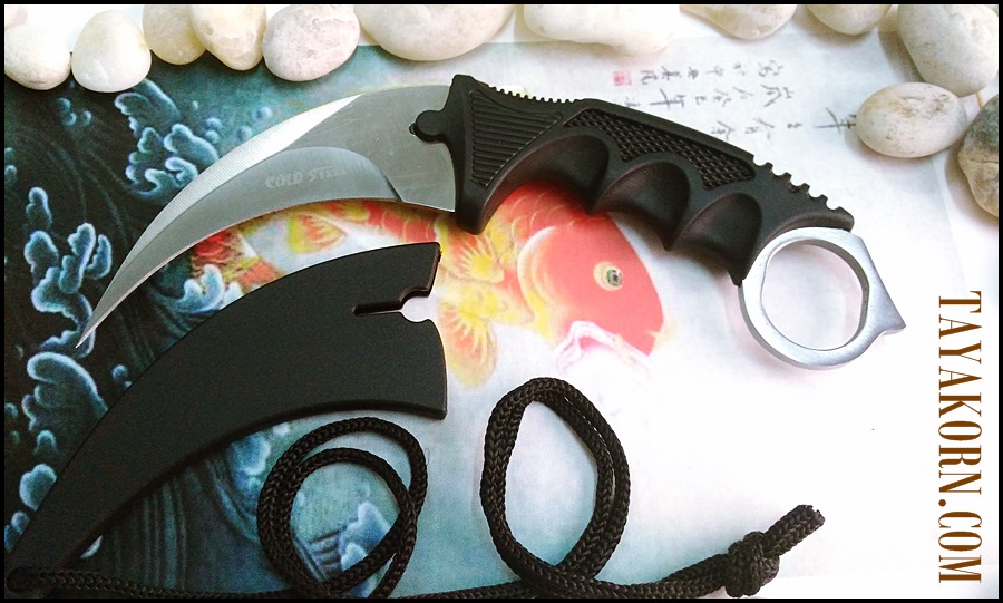 มีดคารัมบิตไวท์ฮอก์ค White Hawk Karambit Knife