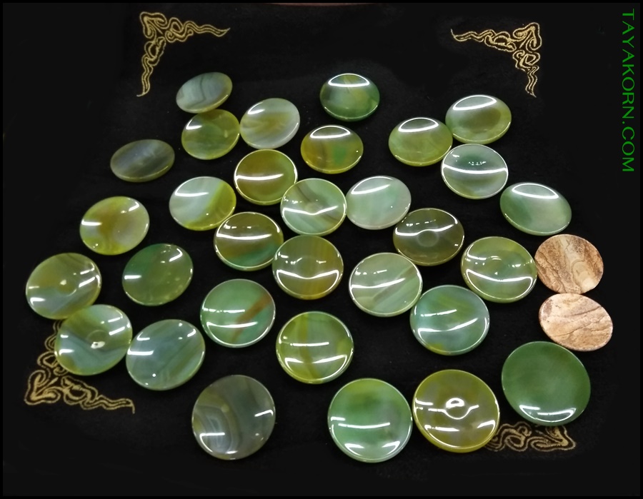 จานยานัตถ์ (จานหยก) snuff tobacco jade dish TKTJ-J001
