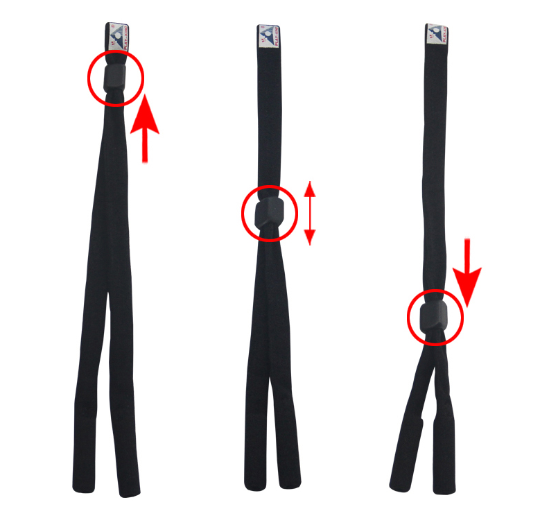 สายคล้องแว่นตา PLAY-KING ยืดหยุ่นสูง กระชับใบหน้า สายปรับระดับได้ + ฟรี!! ซิลิโคนขาแว่นกันลืนอีก 1 คู่