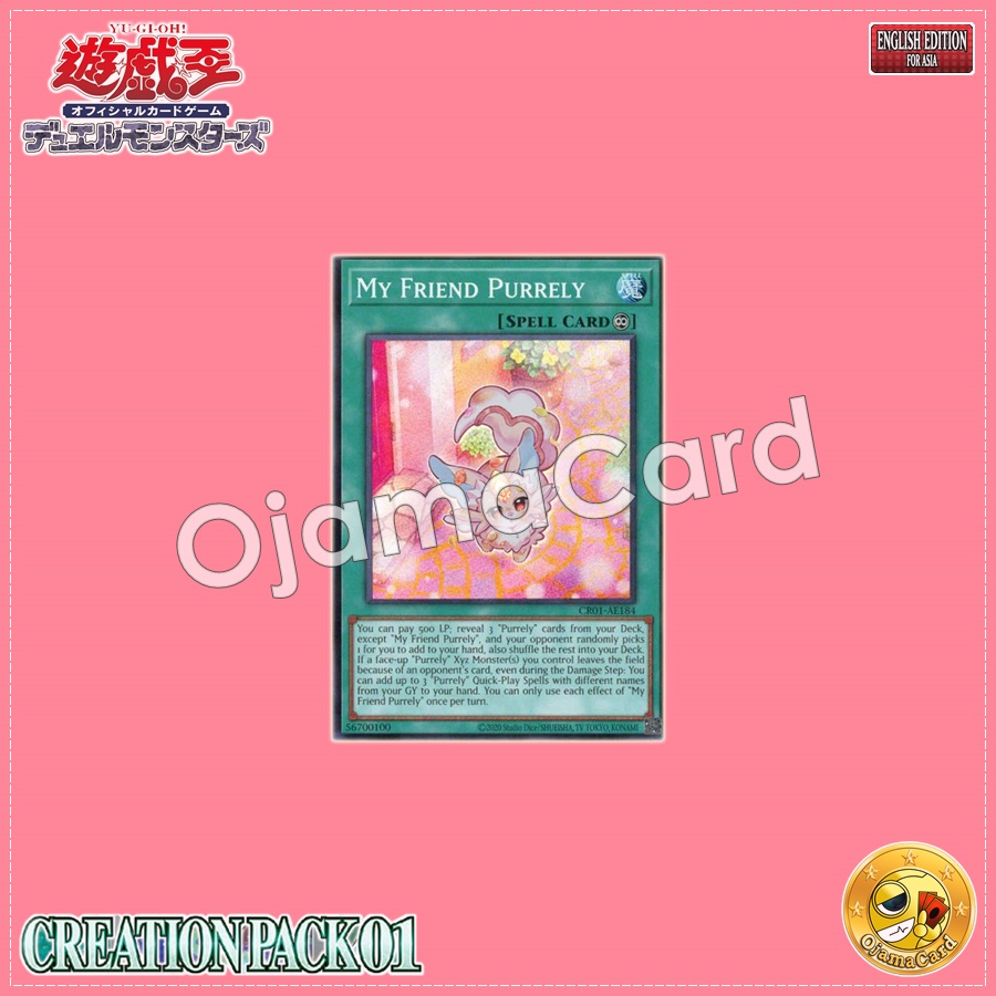 CR01-AE184 : My Friend Purrely / Purrely, My Friend (Super Rare)