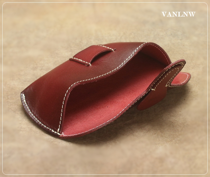 กล่องแว่นตาหนังแท้ Handmade design by japan ( หนังวัวอิตาลีแท้ 100% ) ซองใส่แว่นตาหนังแท้ กล่องแว่นตาพกพา