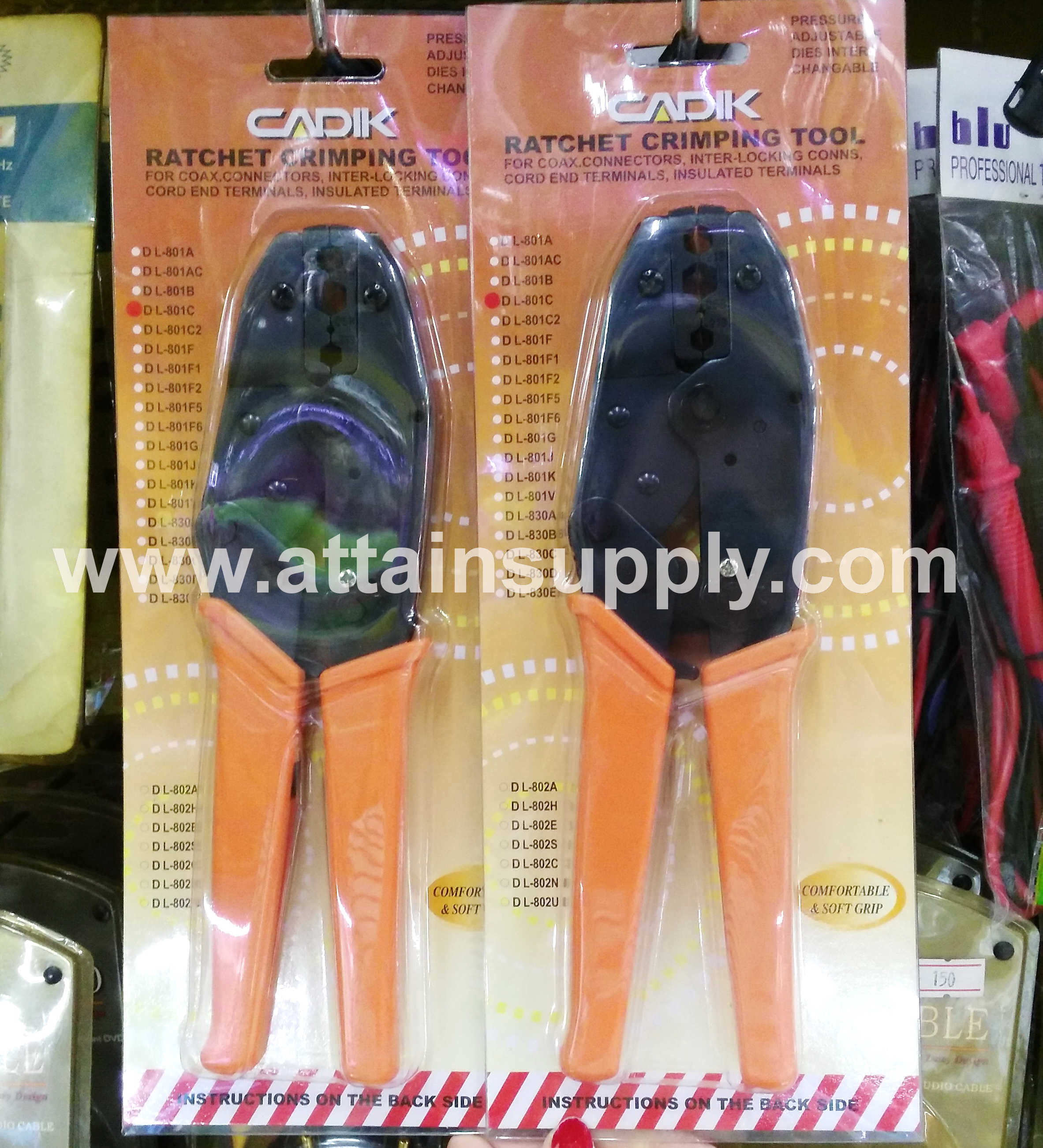คีมบีบสายDL-801C/CADIK