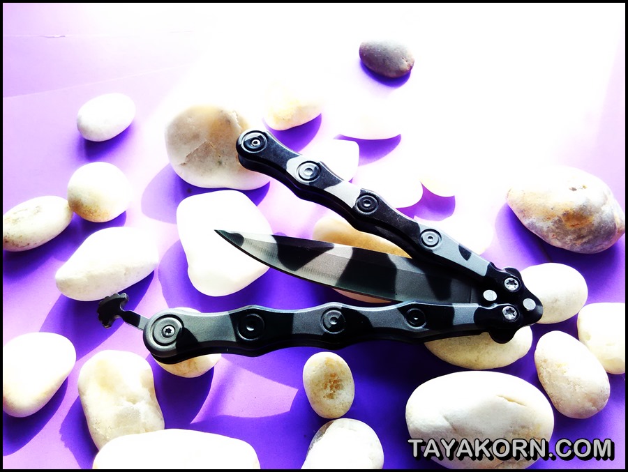 มีดควงคาโมคาโม่ Camocamo Balisong Knife TKBS20150908