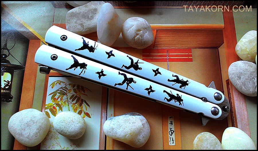 มีดควงเดอะชาโดว์ THE SHADOW BALISONG KNIFE TKBS-SD1