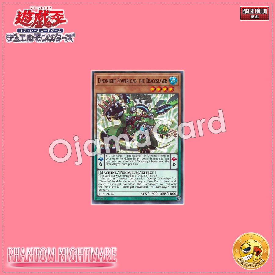 PHNI-AE089 : Dinomight Powerload, the Dracoslayer / Dinomight Powerload, the Dragon Swordsman (Common)