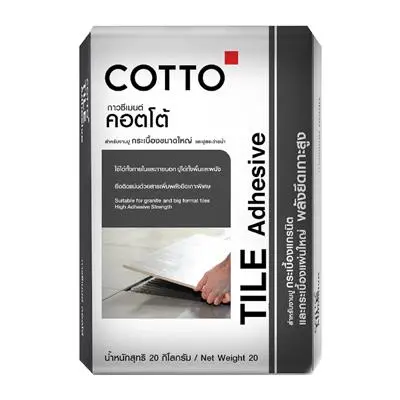 กาวซีเมนต์ 20 กก. COTTO รุ่น แกรนิตโต้ ถุงสีเทา