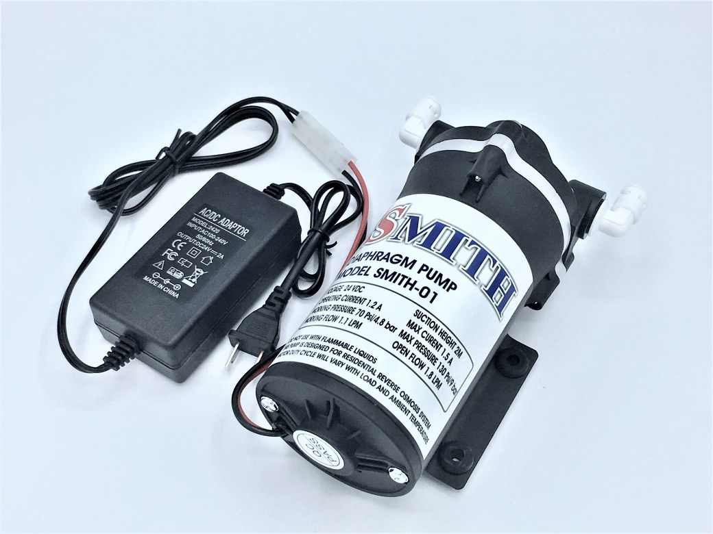 เครื่องพ่นหมอก SMITH รุ่น SMITH-01 แรงดัน 9 บาร์ + Adapter 24V 2A + ข้อต่อปั๊ม