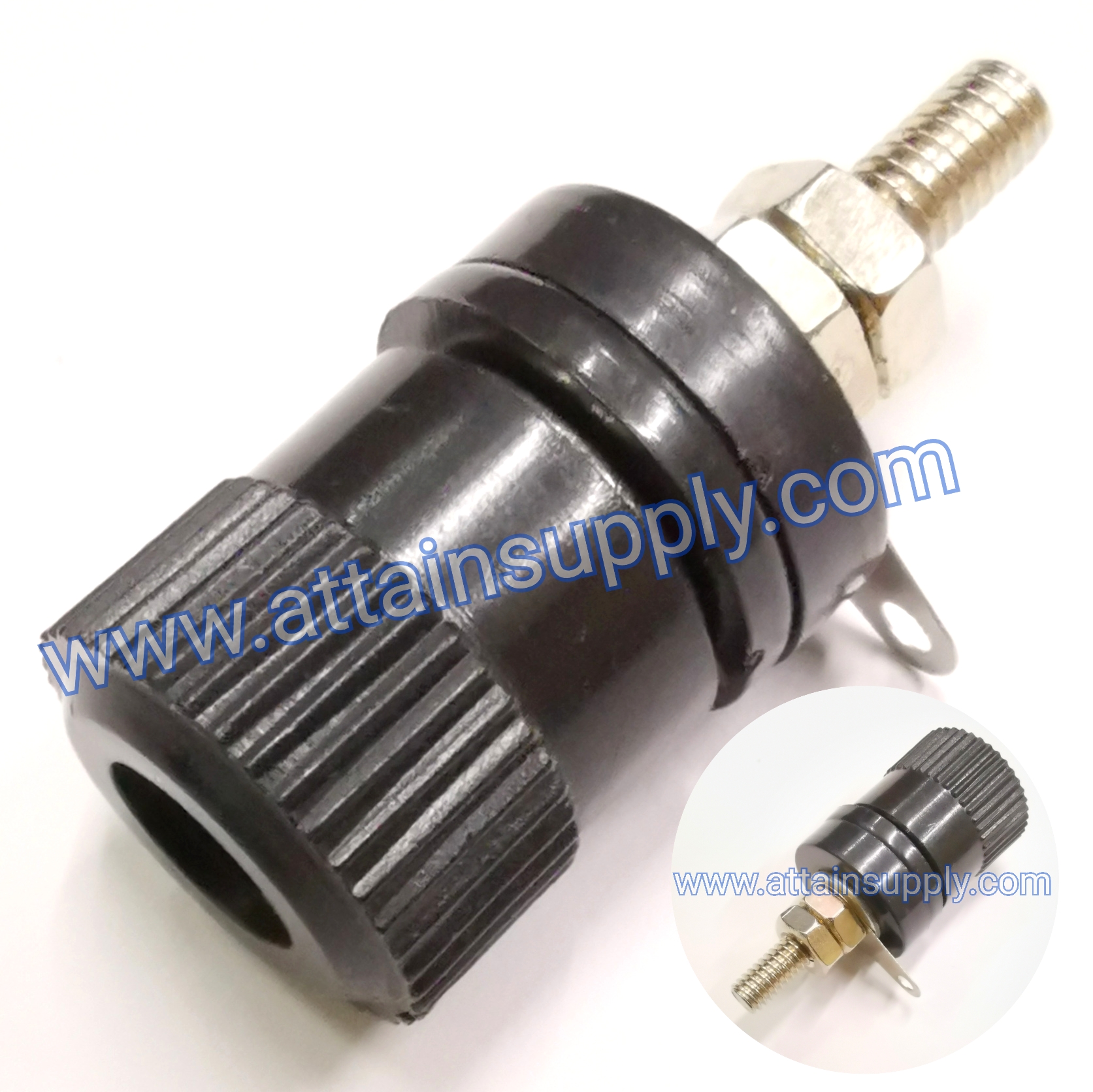 BIDINGPOST กลมใหญ่/BLACK