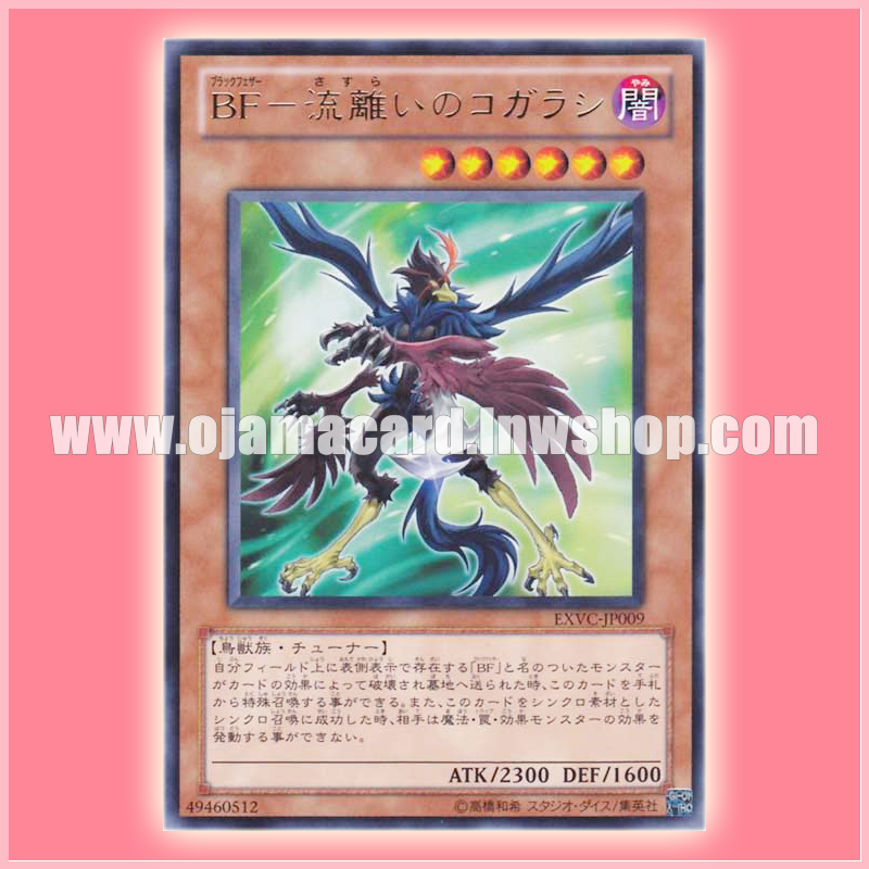 EXVC-JP009 : Blackwing - Kogarashi the Wanderer / Black Feather - Kogarashi the Wanderer (Rare)