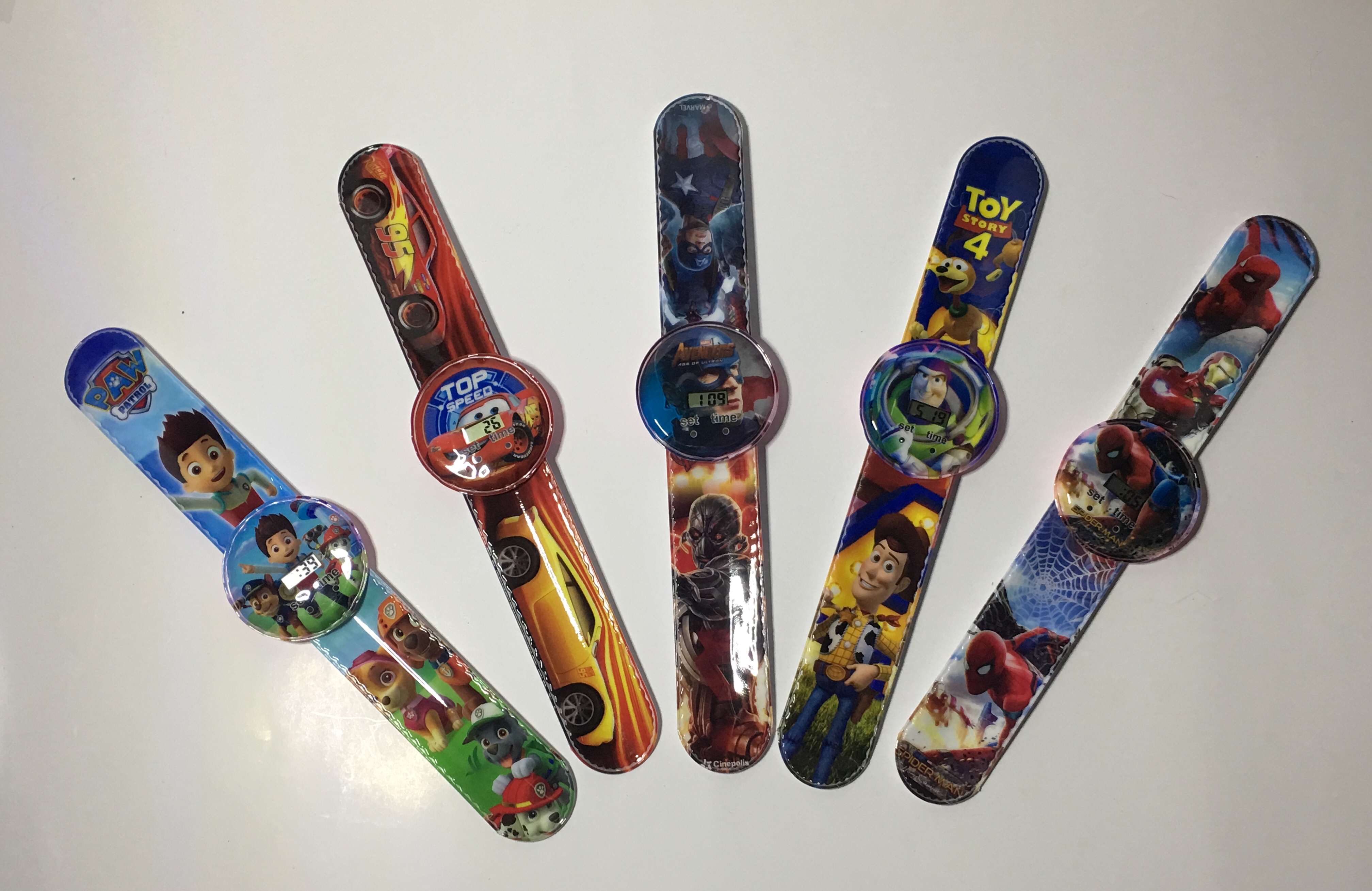 นาฬิกาข้อมือเด็กการ์ตูน 12 ชิ้น