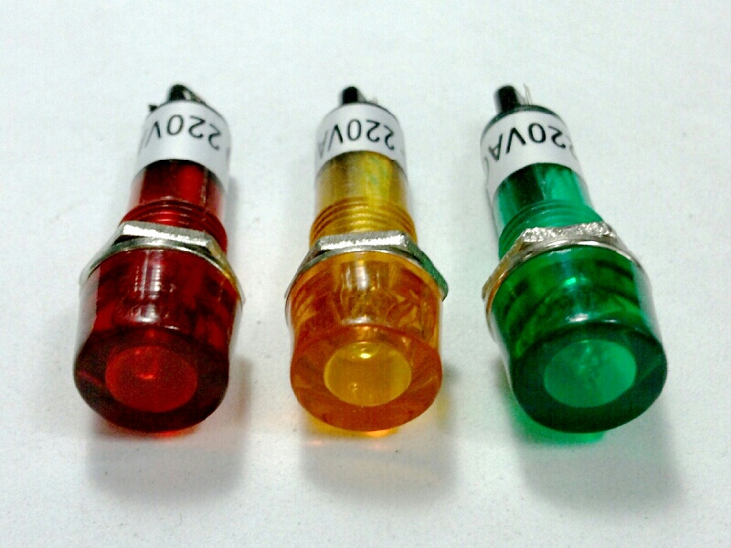 หลอดหน้าปัด-หัวตัดXD10-3/220V