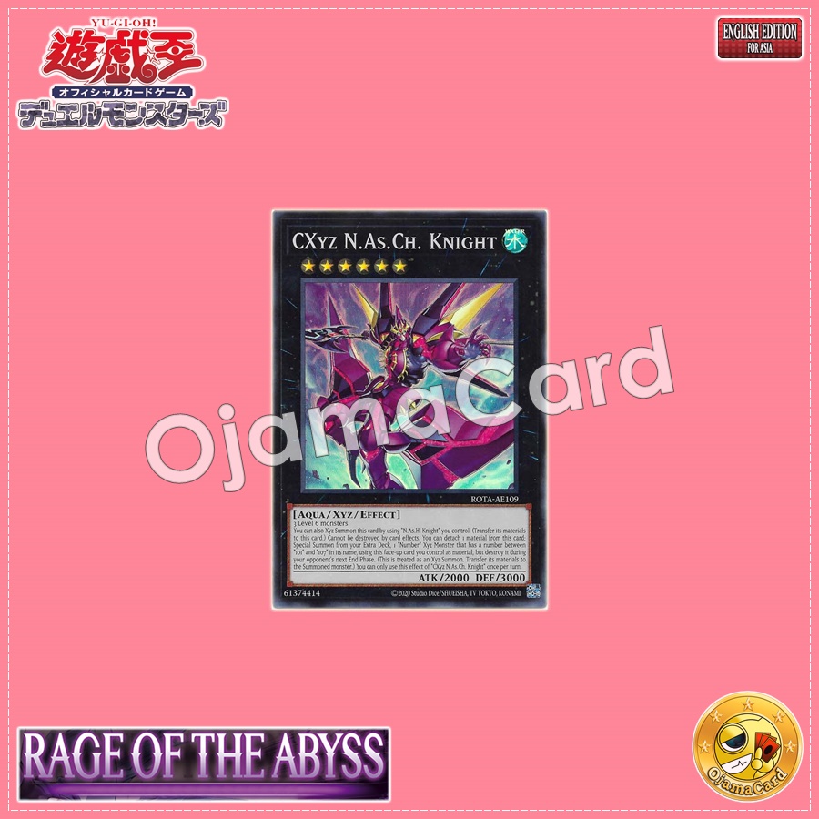 ROTA-AE109 : CXyz N.As.Ch. Knight / Chaos Xyz - Naphil Asylum Chaos Knight (Super Rare)