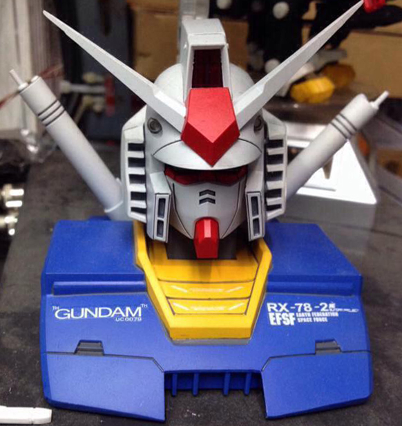 Base Rx-78 painted (แบบทำสีแล้ว)