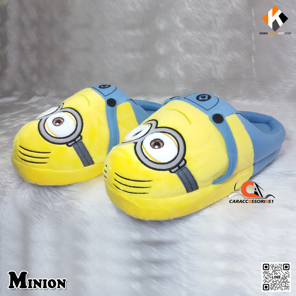 รองเท้าใส่ในบ้านมินเนี่ยนสองตา Minion ลิขสิทธิ์แท้ New arrival!