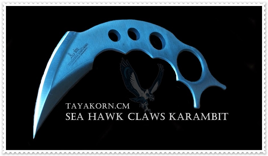 มีดคารัมบิตเหยี่ยวทะเล Sea Hawk Claws Karambit Knife