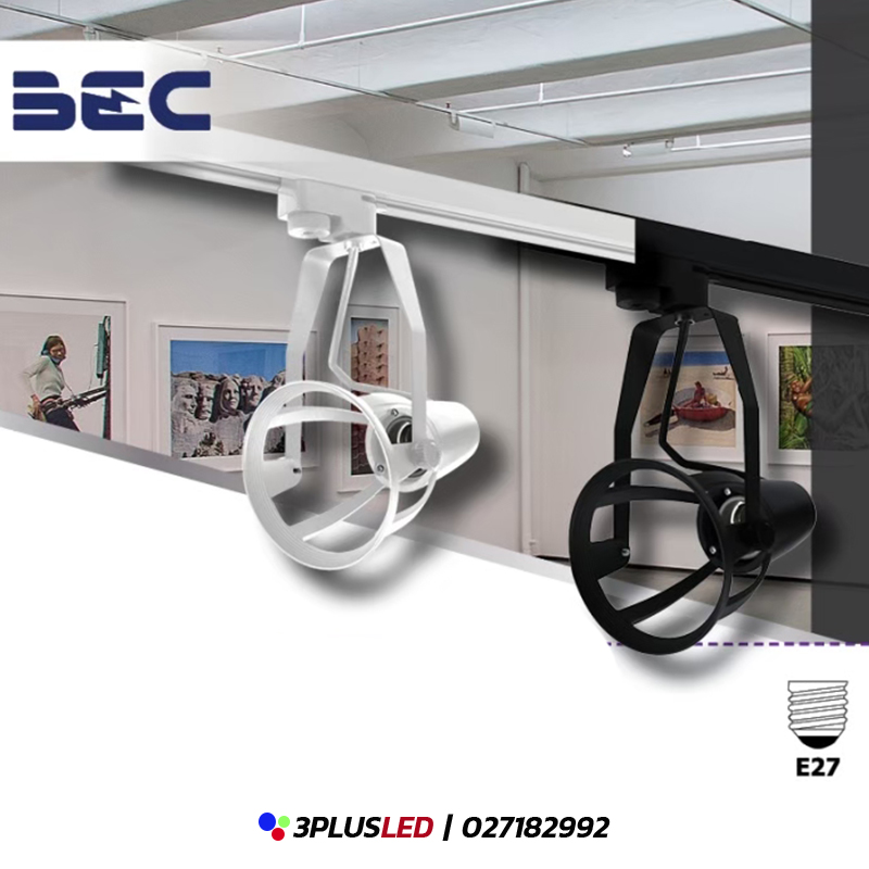 โคมติดราง BEC รุ่น TLP 3039 ขั้วE27 (ไม่มีหลอด)