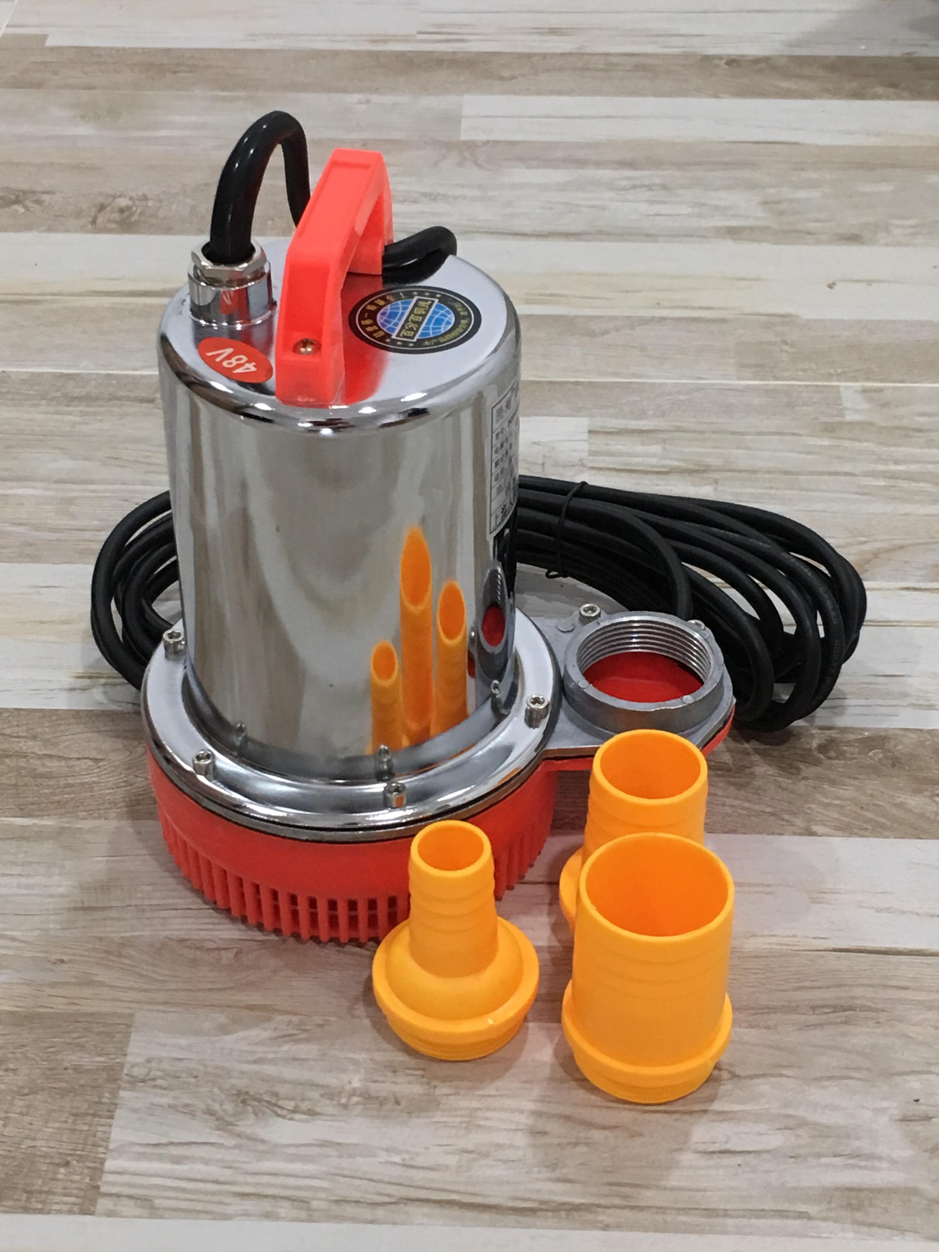 SKU-841 ปั๊มน้ำไดโว่โซล่าเซลล์ DC48 โวลต์ รุ่น ZQB-48 ( ส่งสูง 22 เมตร )