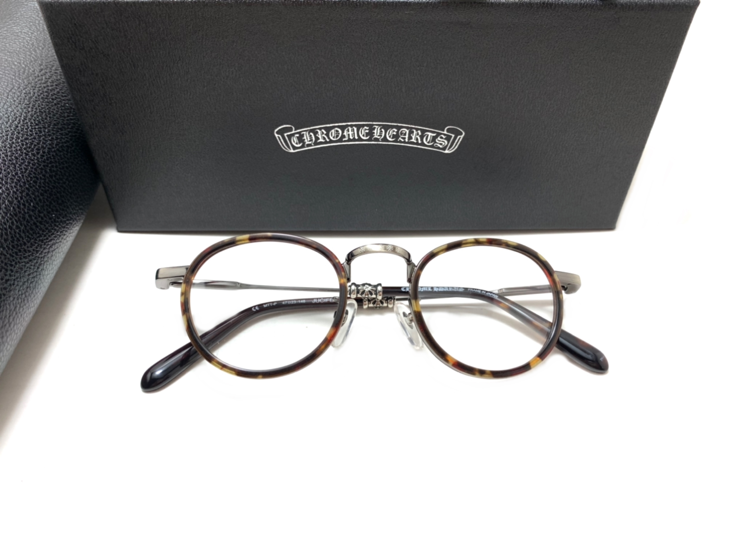 แว่นสายตา Chrome Heart JUCIFER II 47-23 148 mm. <ลายกระ>