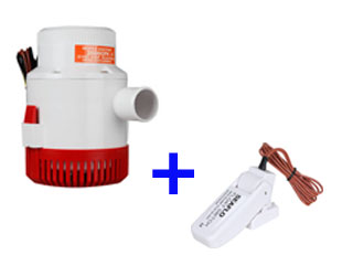 ปั๊ม DC 12V 3500 GPH + Float Switch