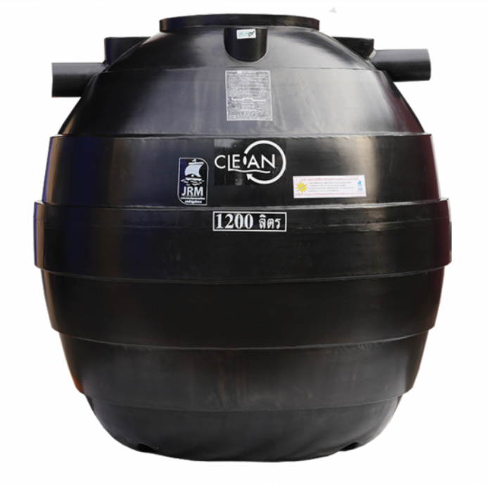 ถังบำบัดน้ำเสีย Clean (CS-1200) สีดำ JRM