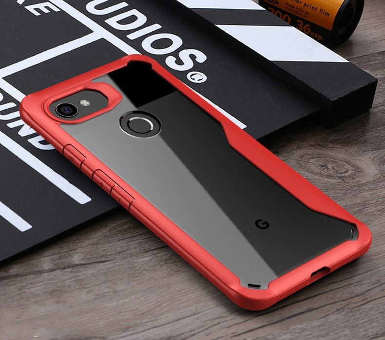 เคสโทรศัพท์มือถือ สำหรับGoogle Pixel 2 และ 2XL รุ่นใหม่ล่าสุด ทันสมัย มีกันกระแทก วัสดุทำจากซิลโคนไม่กัดเครื่อง มีสามสีให้เลือก เทา , ดำ , แดง