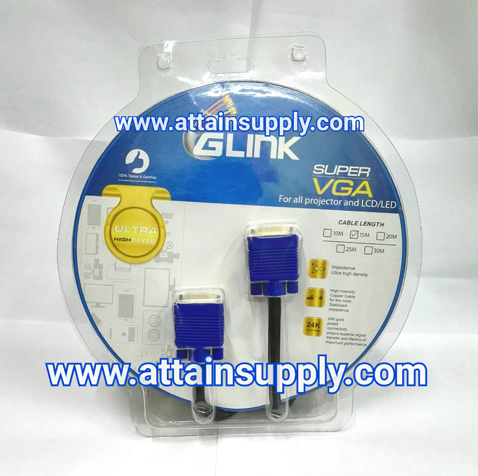 สายVGA15P-15M./GLINK