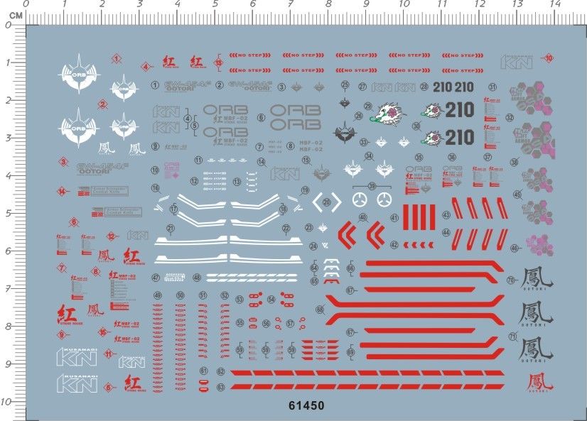 decals MG HD Strike Rouge Ver.RM 61450