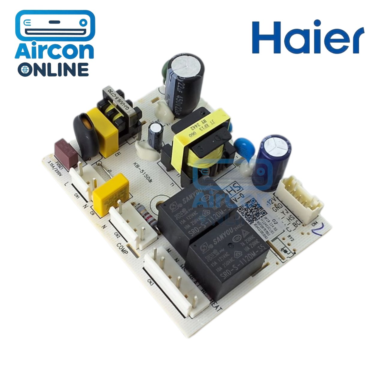 PCB ตู้เย็น HAIER รหัส 0530088056 ทดแทนพาร์ท 0530071795 ของแท้ ใหม่ มือ 1