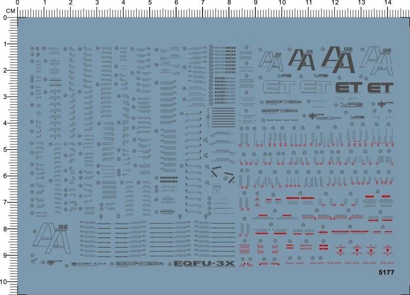 decals MG STRIKE FREEDOM gundam 5177