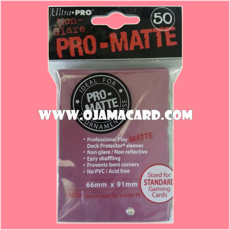 Ultra•Pro PRO-Matte Standard Deck Protector Sleeves (50ct) — Blackberry