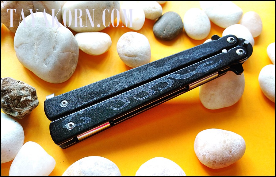 มีดซ้อมควงเดอะสกอร์เปี้ยนคิง THE SCORPION KING BALISONG TRAINER KNIFE TKBS-SK8TR