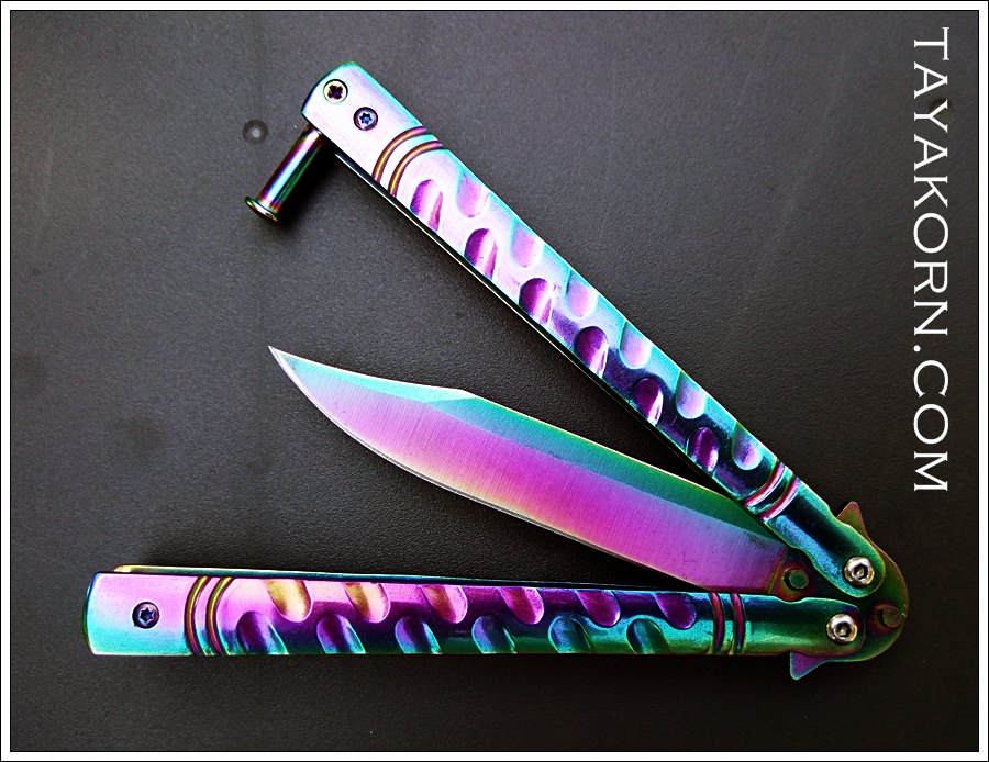 มีดบาลีซอง เรนโบว์ธันเดอร์2 Rainbow Thunder2 Balisong