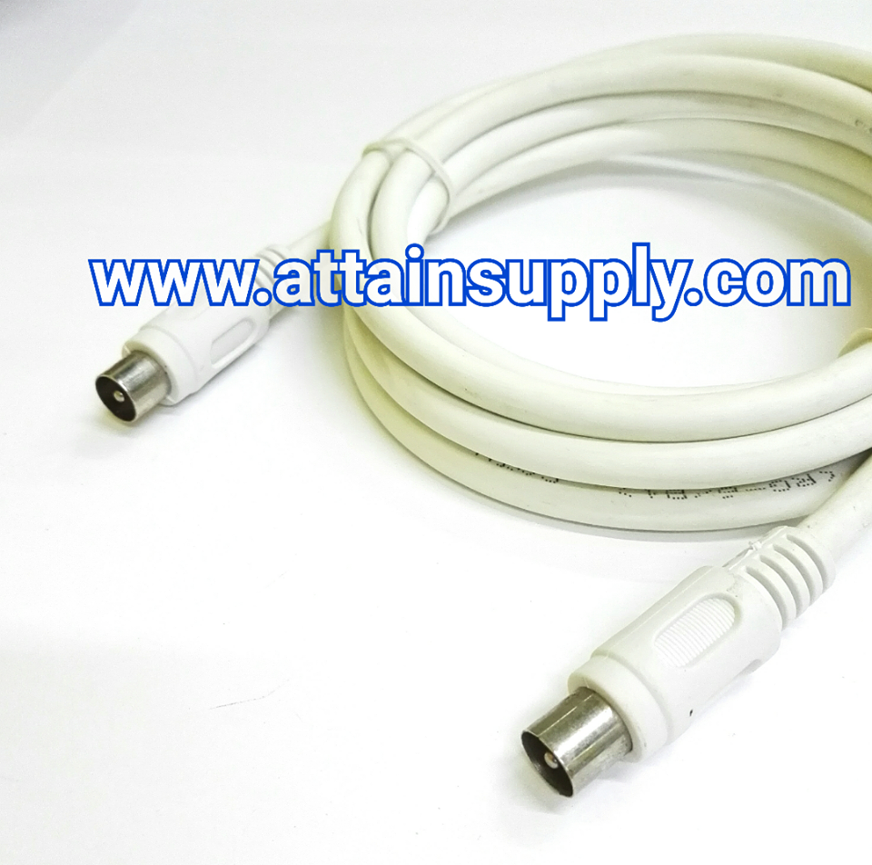 สายทีวี 2เมตร/FN-สีขาว