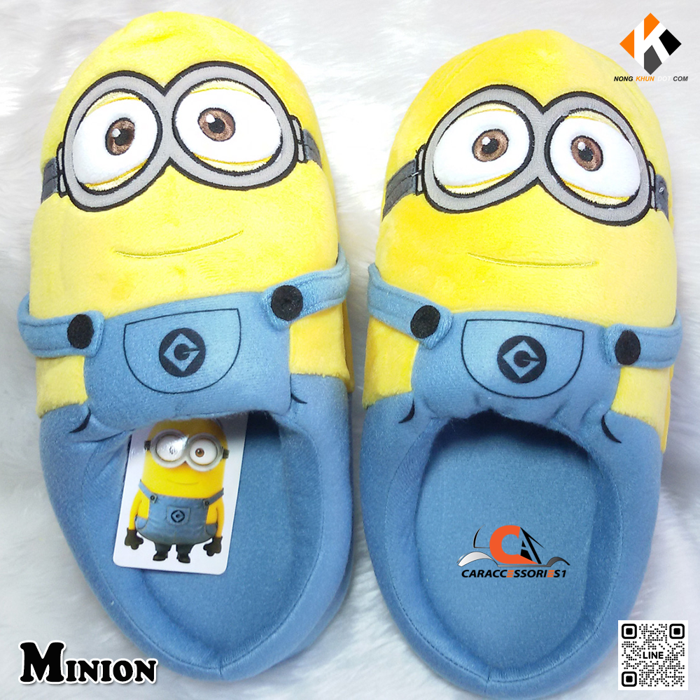 รองเท้าใส่ในบ้านมินเนี่ยนสองตา Minion ลิขสิทธิ์แท้ New arrival!