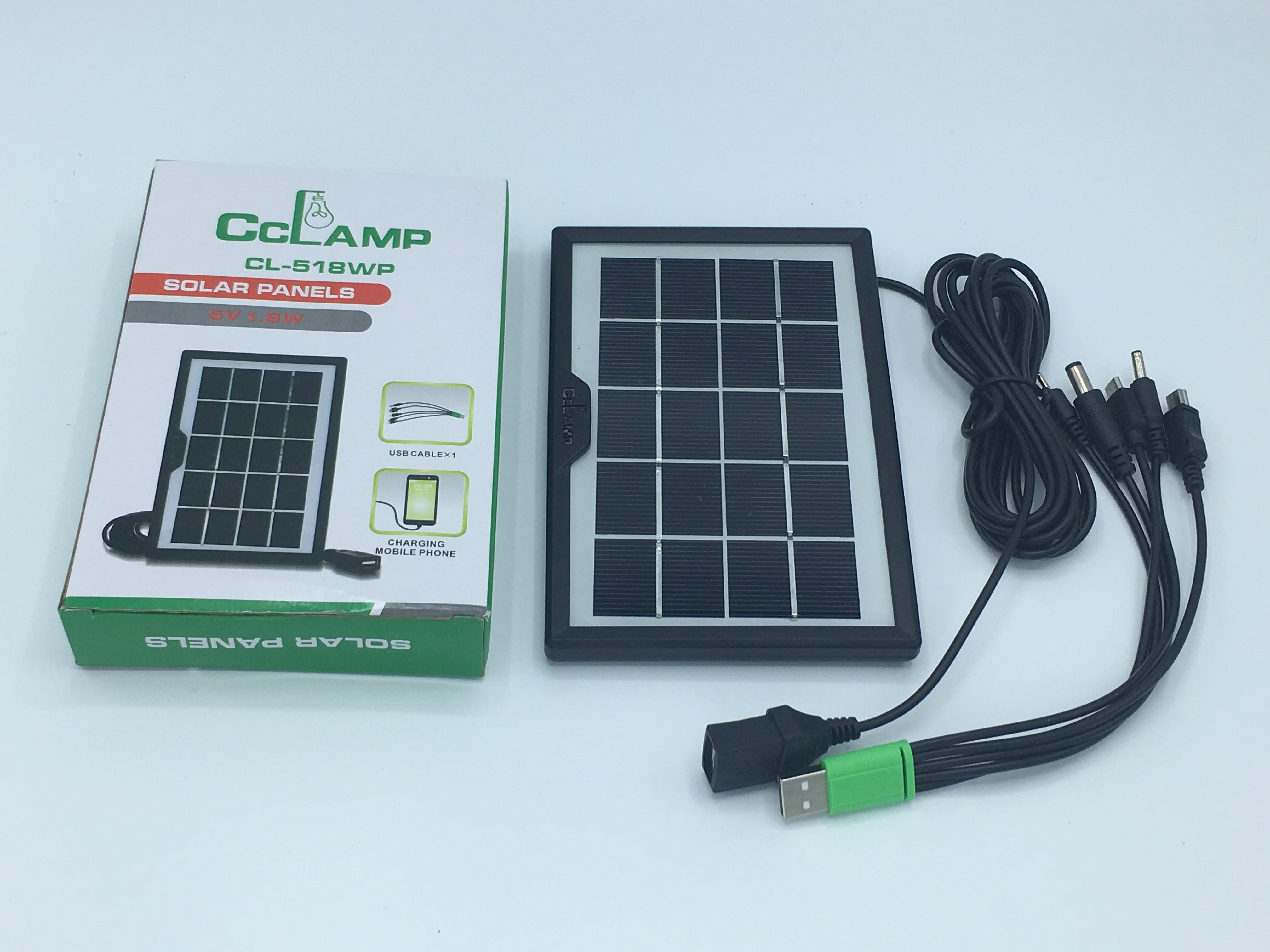 พาวเวอร์แบงค์ โซล่าเซลล์ 1.8W + USB 5V