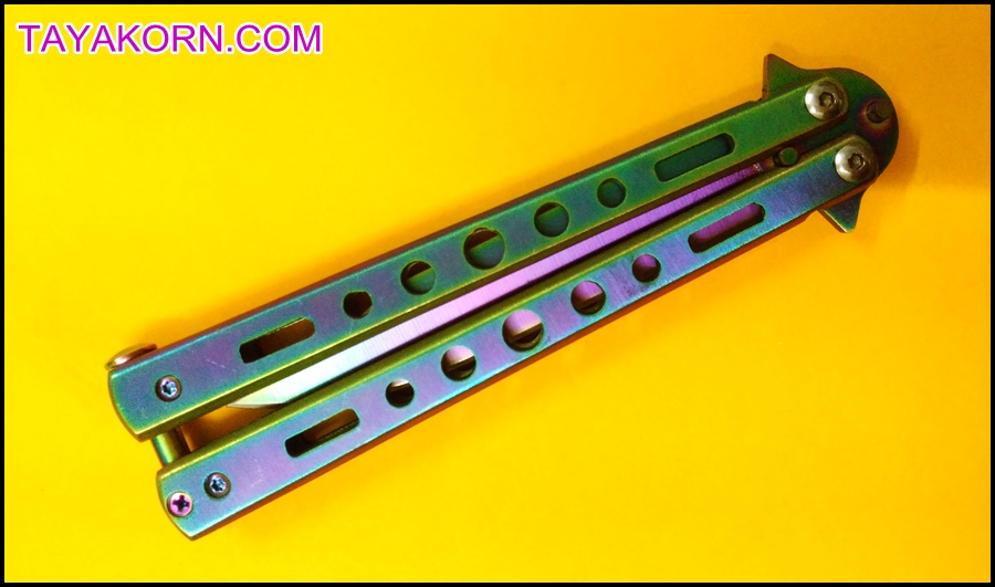 มีดซ้อมควง บาลิซองเรนโบว์ 2 Balisong Rainbow 2 Trainer TKBS-RB02TR